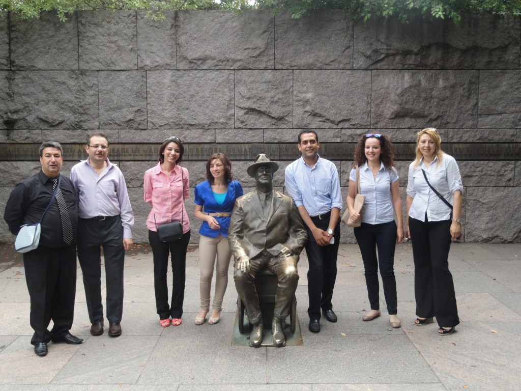 Some of Our Fellows at the FDR Memorial